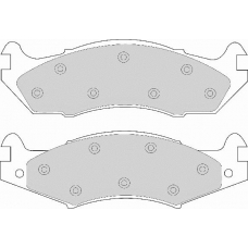 FD6507A NECTO Комплект тормозных колодок, дисковый тормоз