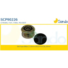 SCP90226 SANDO Ременный шкив, генератор