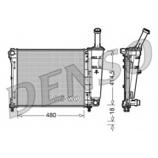 DRM09161 DENSO Радиатор, охлаждение двигателя