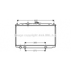 DNA2215 AVA Радиатор, охлаждение двигателя