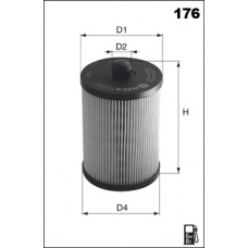 ELG5377 MECAFILTER Топливный фильтр