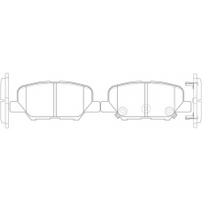 FP5151 FIT Комплект тормозных колодок, дисковый тормоз