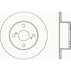 BDA2044.10 OPEN PARTS Тормозной диск