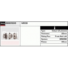 DC83530 DELCO REMY Тормозной суппорт