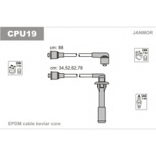 CPU19 JANMOR Комплект проводов зажигания