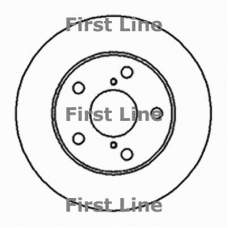 FBD1144 FIRST LINE Тормозной диск