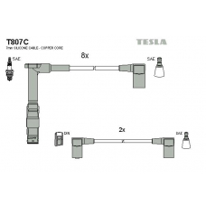 T807C TESLA Комплект проводов зажигания