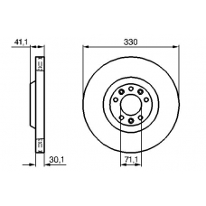 0 986 479 192 BOSCH Тормозной диск