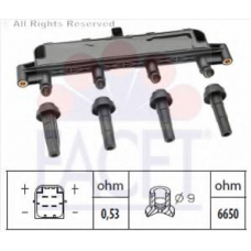 9.6303 FACET Катушка зажигания