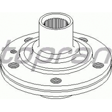 108 637 TOPRAN Ступица колеса