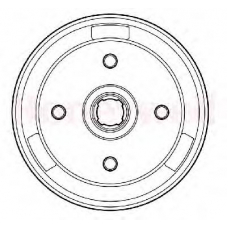 329176B BENDIX Тормозной барабан