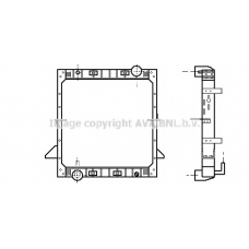 IVA2008 AVA Радиатор, охлаждение двигателя