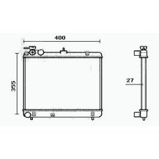 RM0589 EQUAL QUALITY Радиатор, охлаждение двигателя