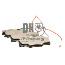 1363602119 Jp Group Комплект тормозных колодок, дисковый тормоз