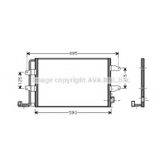VWA5252 AVA Конденсатор, кондиционер
