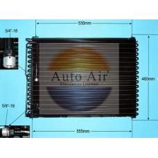 16-6537 AUTO AIR GLOUCESTER Конденсатор, кондиционер