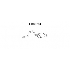 FD30794 VENEPORTE Глушитель выхлопных газов конечный