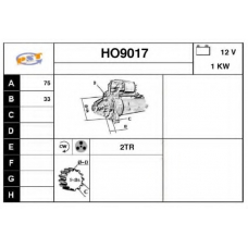 HO9017 SNRA Стартер