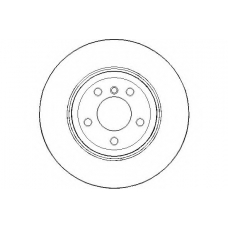 NBD1825 NATIONAL Тормозной диск