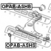 OPAB-ASHB FEBEST Подвеска, рычаг независимой подвески колеса