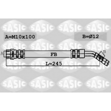 6606062 SASIC Тормозной шланг