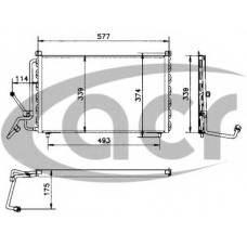 300170 ACR Конденсатор, кондиционер