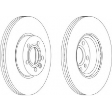 DDF1160-1 FERODO Тормозной диск