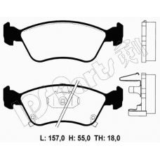 IBD-1282 IPS Parts Комплект тормозных колодок, дисковый тормоз