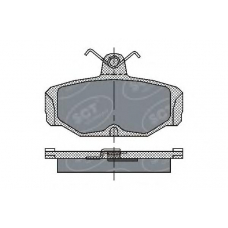 SP 161 SCT Комплект тормозных колодок, дисковый тормоз