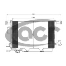 300659 ACR Конденсатор, кондиционер