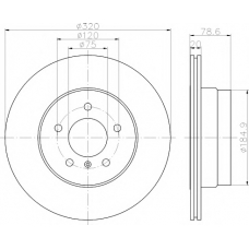 8DD 355 114-001 HELLA PAGID Тормозной диск