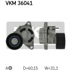 VKM 36041 SKF Натяжной ролик, поликлиновой  ремень