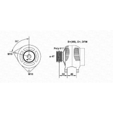 063341734010 MAGNETI MARELLI Генератор