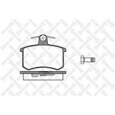 146 020-SX STELLOX Комплект тормозных колодок, дисковый тормоз