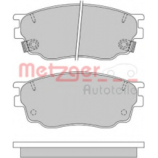 1170461 METZGER Комплект тормозных колодок, дисковый тормоз
