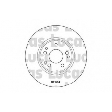 DF1594 TRW Тормозной диск