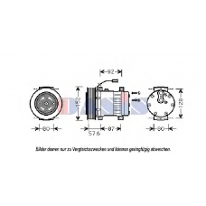 851876N AKS DASIS Компрессор, кондиционер