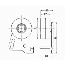 ITB-6105 IPS Parts Устройство для натяжения ремня, ремень грм