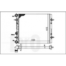 053-017-0013 LORO Радиатор, охлаждение двигателя