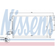 940086 NISSENS Конденсатор, кондиционер