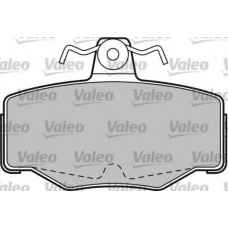 551760 VALEO Комплект тормозных колодок, дисковый тормоз