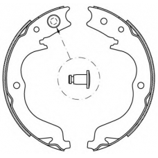 BSA2219.00 OPEN PARTS Комплект тормозных колодок