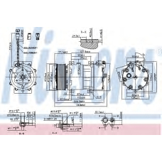890022 NISSENS Компрессор, кондиционер