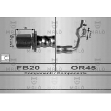80137 Malo Тормозной шланг