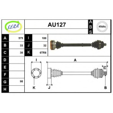 AU127 SERA Приводной вал