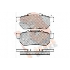 RB0960 R BRAKE Комплект тормозных колодок, дисковый тормоз