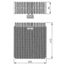 36086 NRF Испаритель, кондиционер