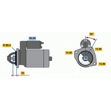 0 986 017 750 BOSCH Стартер