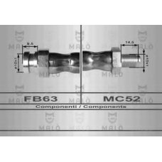 80154 Malo Тормозной шланг