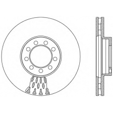 BDA2472.20 OPEN PARTS Тормозной диск